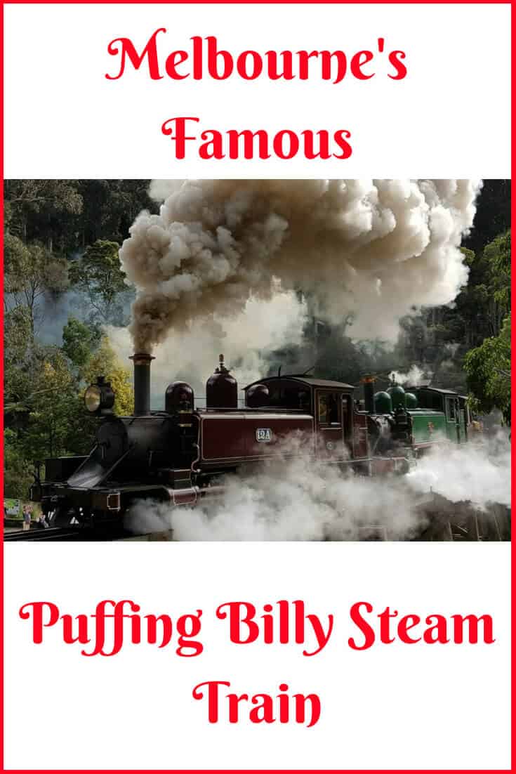 Puffing Billy Steam Train, Dandenong Ranges, Melbourne Victoria Australia