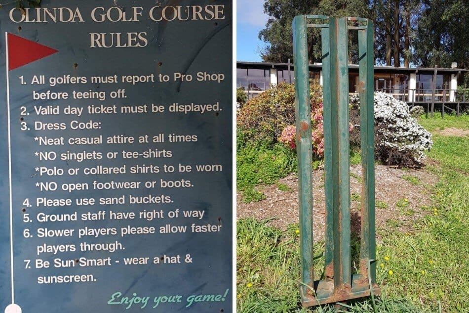 Image of Olinda Golf Course Rules